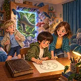 Обложка: Прятки с динозаврами 1